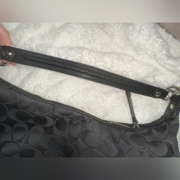 Coach Black C Monogram Ashely hobo Shoulder Bag Y2K contemporary - Picture 14 of 14